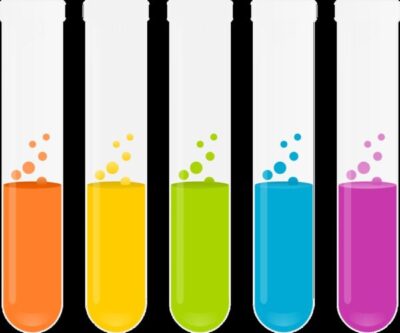 test tubes, reagents, chemistry